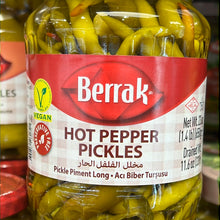 Load image into Gallery viewer, BERRAK HOT PEPPER PICKLES 330g GLASS
