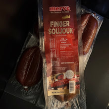 Load image into Gallery viewer, MERVE BEEF FINGER SOUJOUK MILD 10oz
