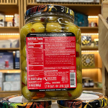 Load image into Gallery viewer, MARMARABIRLIK GREEN OLIVES 4XL W PEPPER 850GR GLASS (141-160)
