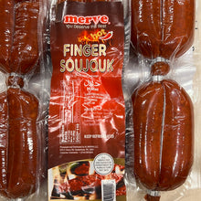 Load image into Gallery viewer, MERVE BEEF FINGER SOUJOUK HOT 10oz
