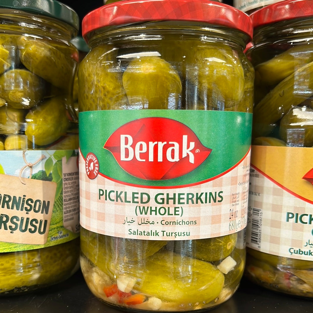 BERRAK GHERKIN PICKLES 680gr