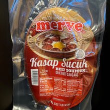 Load image into Gallery viewer, MERVE BEEF SOUJOUK BUTCHER STYLE 1lb
