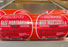 Load image into Gallery viewer, MERVE BEEF MORTADELLA PLAIN 1lb
