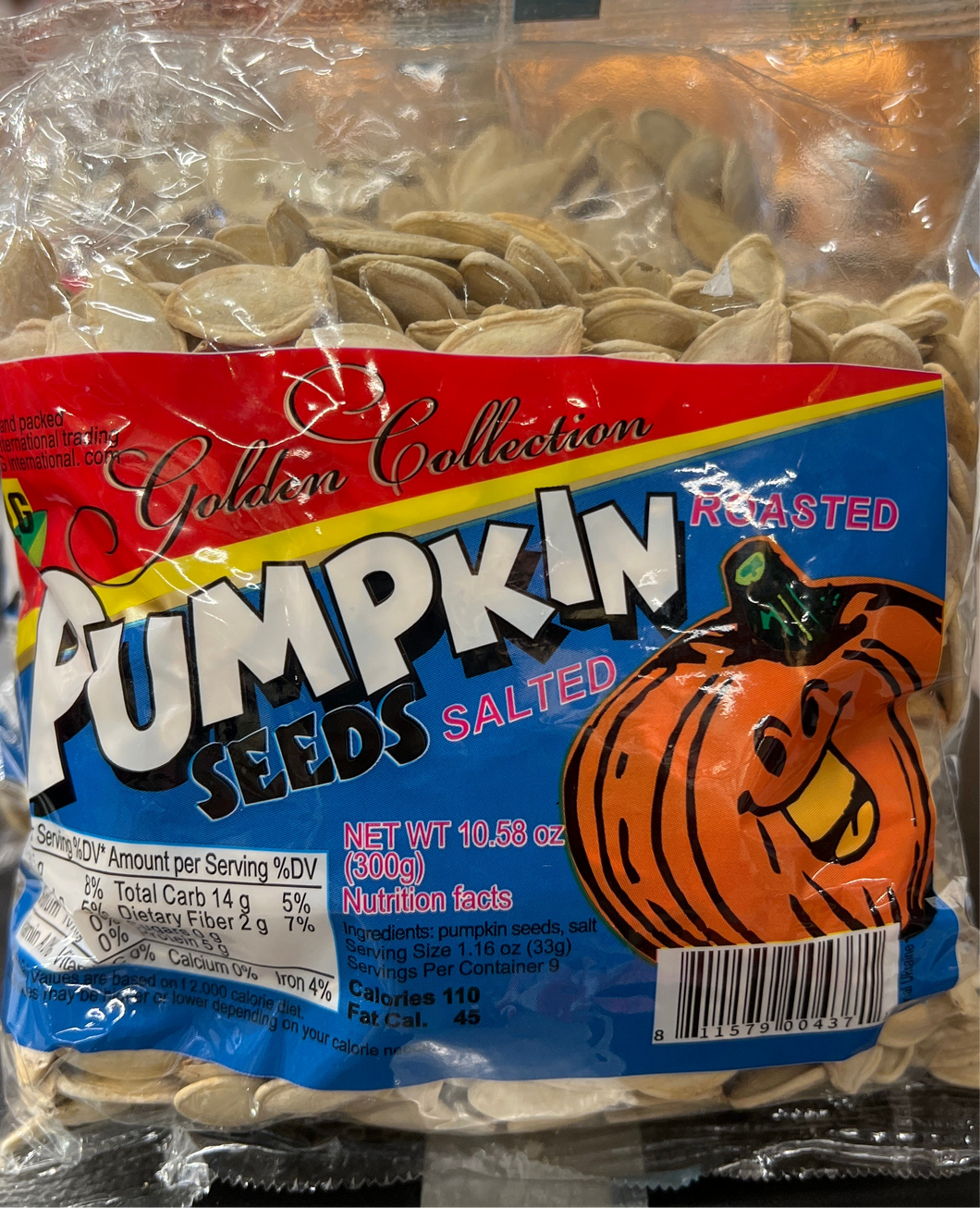 Golden Collection Pumpkin Seeds 300gr