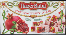Load image into Gallery viewer, Hazerbaba Pistachio &amp; Pomegranate Turkkish Delight 454gr

