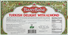 Load image into Gallery viewer, Hazerbaba Turkish Delight with Almond 454gr

