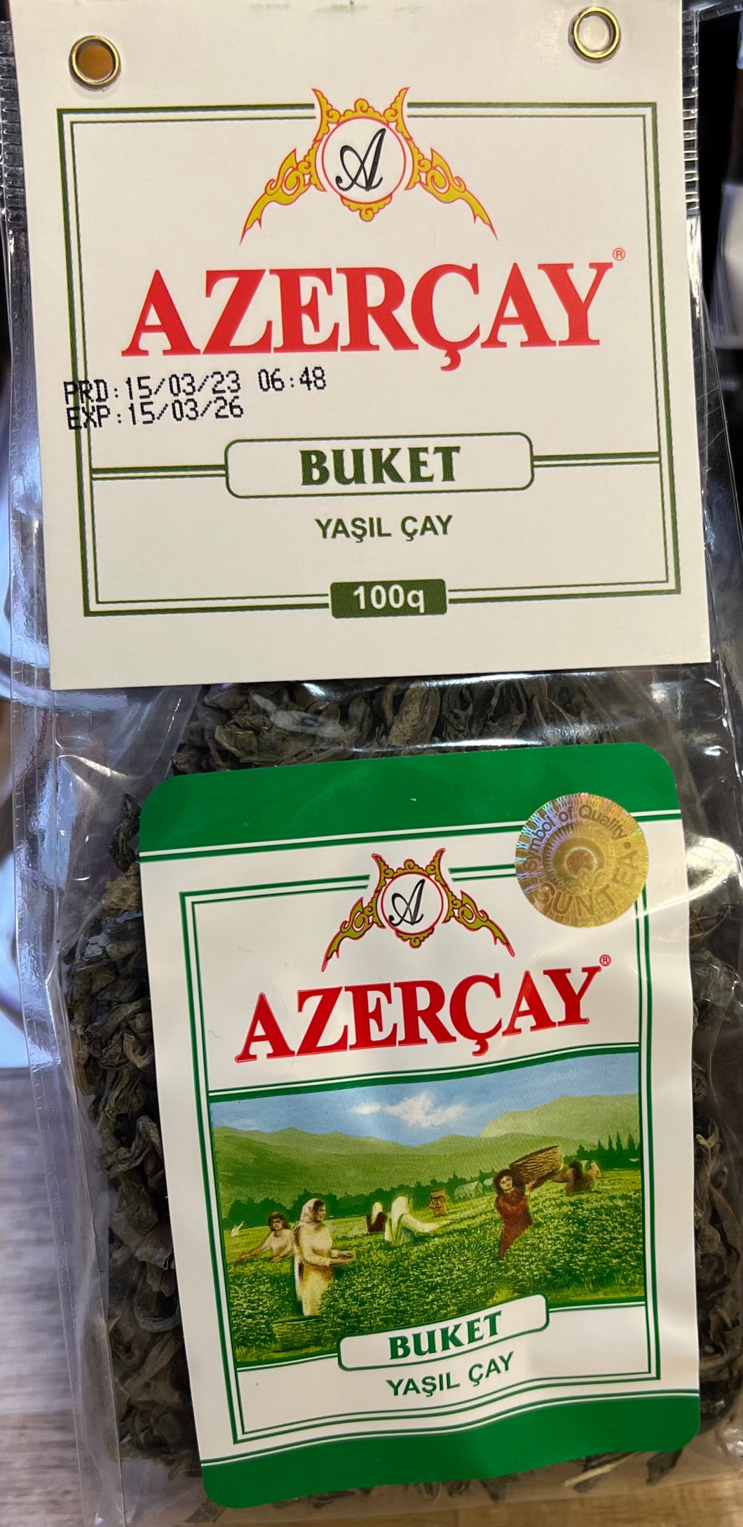 AZERCAY BUKET GREEN TEA 100g