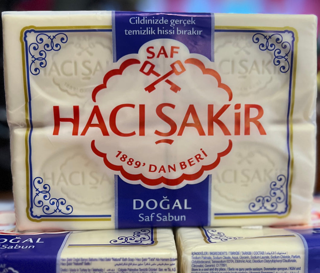 HACI SAKIR NATURAL BATH SOAP (4x150g)