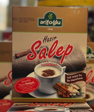 Load image into Gallery viewer, ARIFOGLU HAZIR SALEP (3 boxes)( Instant Salep Flavor) (Each box contains 6bags x 20g)
