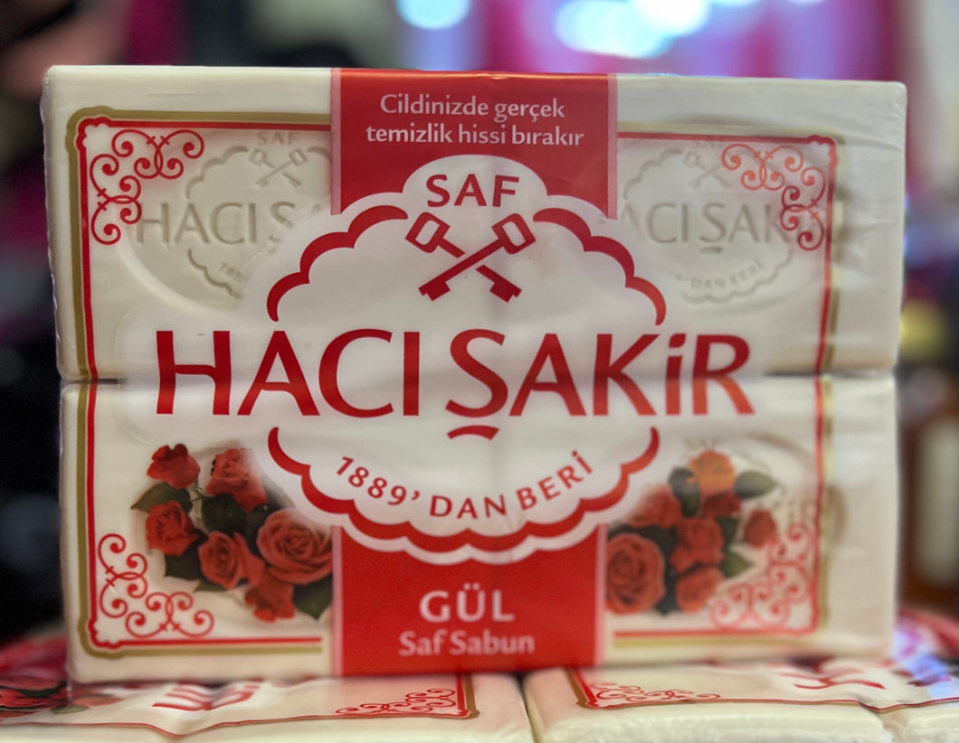 HACI SAKIR ROSE BATH SOAP (4 x 150g)