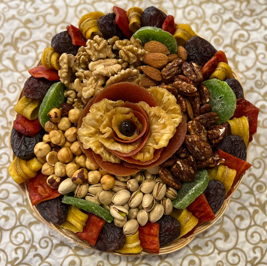 DRIED FRUITS & NUTS ROUND TRAY 3