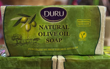 Load image into Gallery viewer, DURU NATURAL OLIVE OIL BATH SOAP (5x160g)
