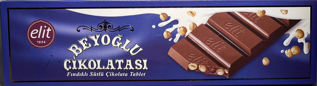 ELIT BEYOGLU MILK CHOCOLATE WHOLE HAZELNUTS 300GR