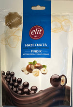 Load image into Gallery viewer, ELIT DARK CHOCOLATE COVERED HAZELNUT DRAGE 125GR
