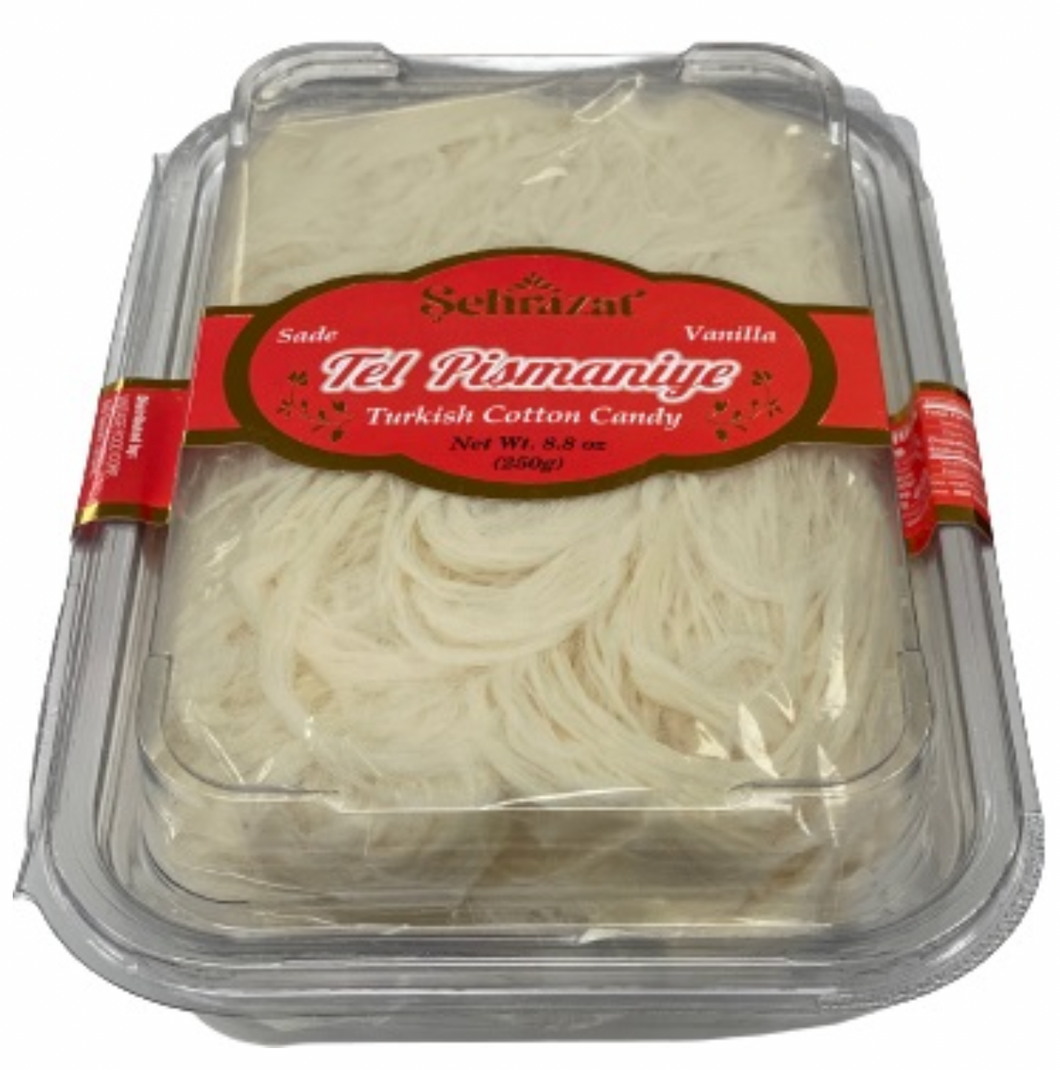 SEHRAZAT TEL PISMANIYE (TURKISH COTTON CANDY) VANILLA 250g