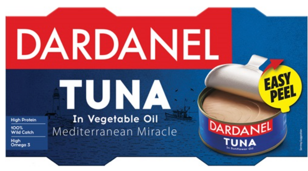 DARDANEL TUNA IN SUNFLOWER OIL 2X140GR