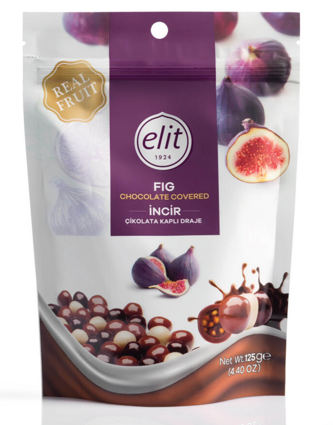 ELIT CHOCOLATE COVERED FIG DRAGE 125GR