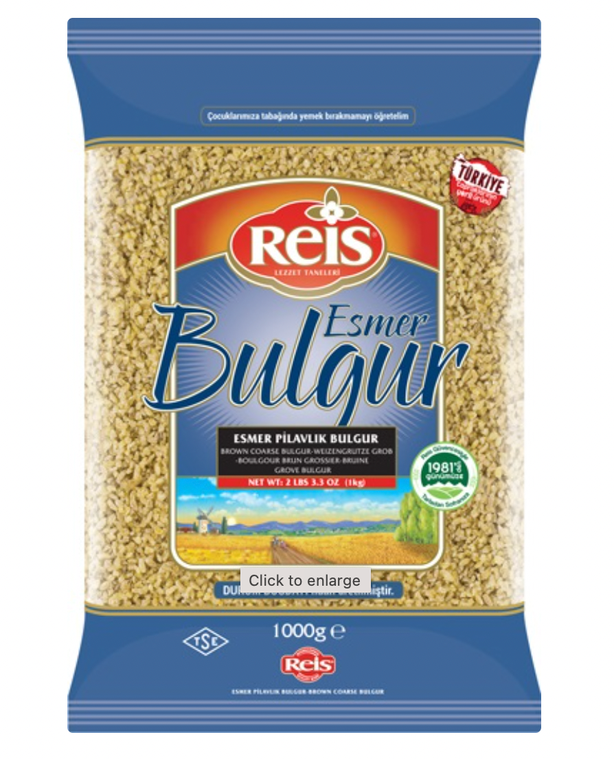 REIS ESMER KEPEKLI PILAVLIK BULGUR 1kg