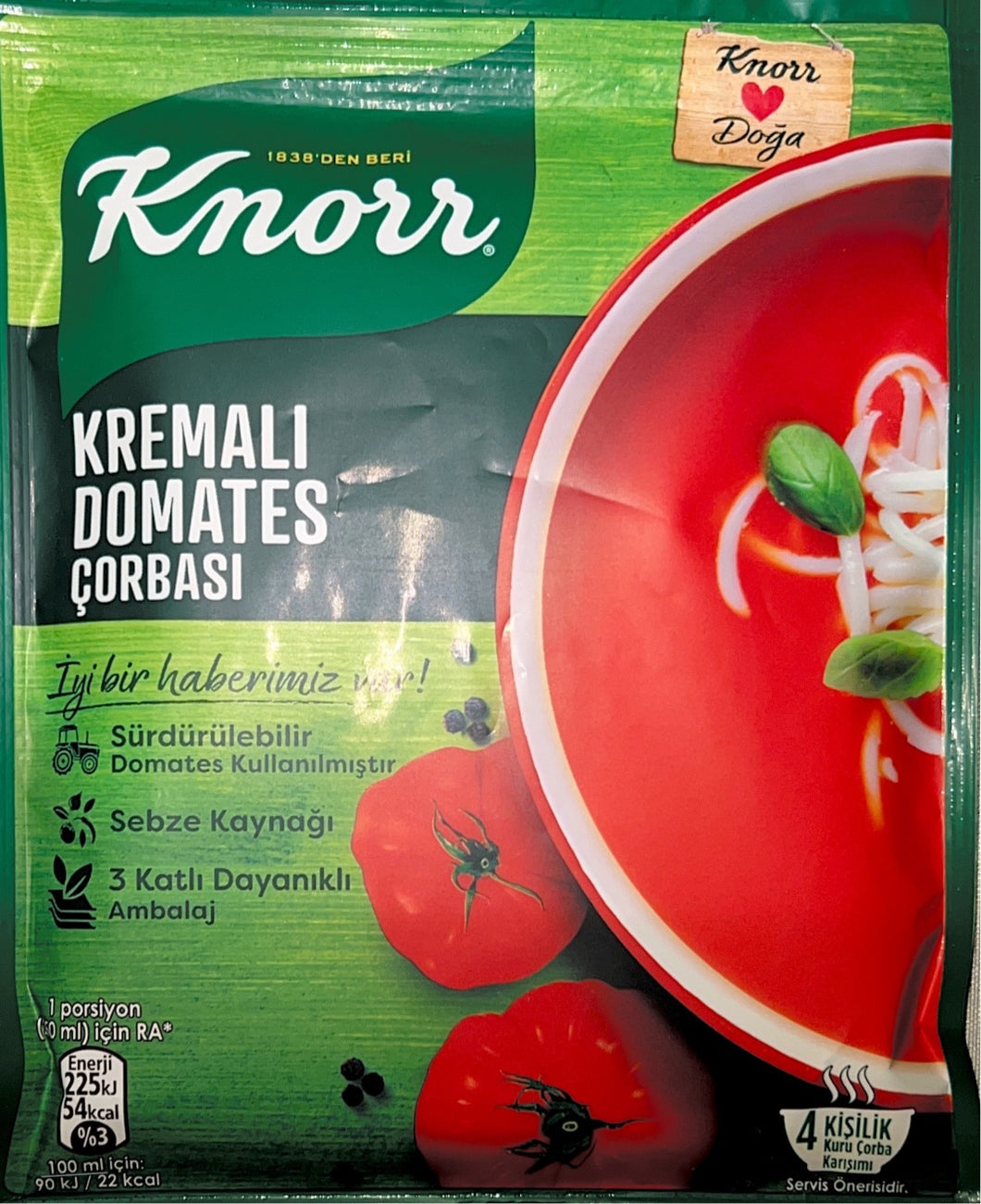 KNORR TOMATO SOUP w/CREAM