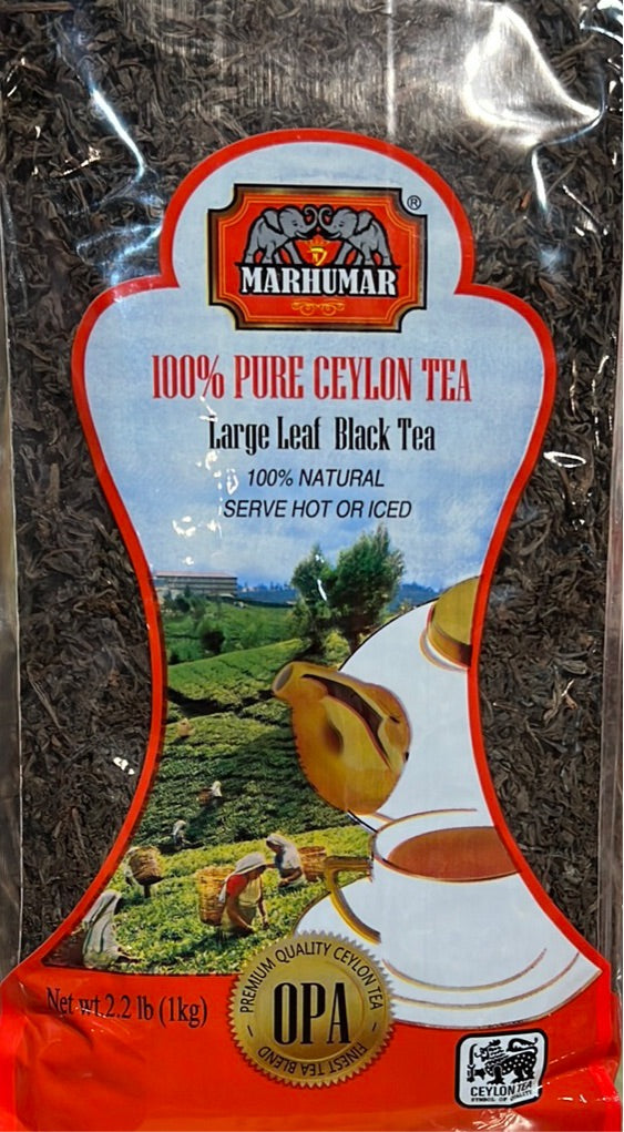 MARHUMAR BLACK TEA  %100 PURE CEYLON TEA 1000g