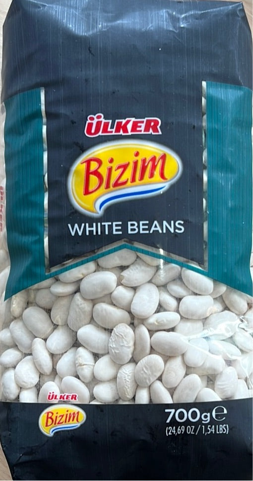 ULKER BIZIM WHITE BEANS 700g