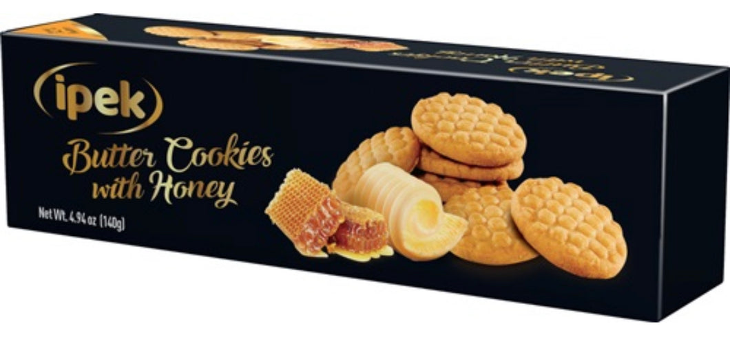 IPEK PREMIUM BUTTER COOKIES W/HONEY 140GR