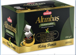 CAYKUR ALTINBAS EARL GREY DEMLIK POSET TEA 40TB 200GR