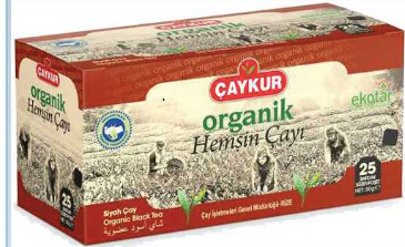 CAYKUR ORGANIC HEMSIN SUZME POSET 25TB 50GR