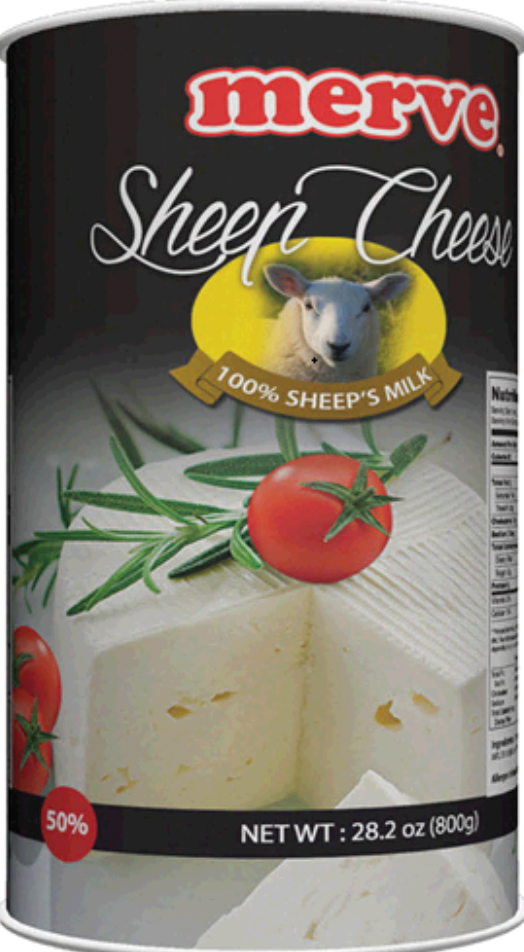 MERVE SHEEP CHEESE 50% 800GR