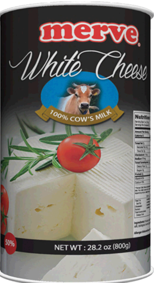 MERVE WHITE CHEESE 50% 800GR