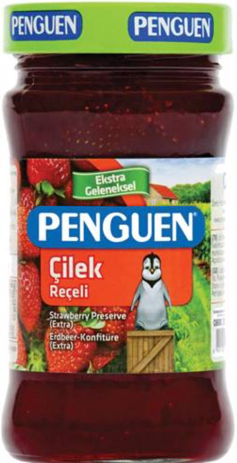 PENGUEN STRAWBERRY PRESERVE 380GR GLASS