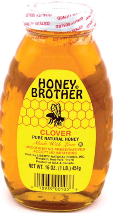 HONEY BROTHER CLOVER HONEY 1LB