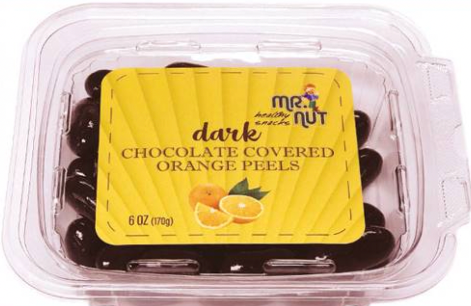 MR. NUT DARK CHOCOLATE ORANGE DRAGEE 6OZ 170GR