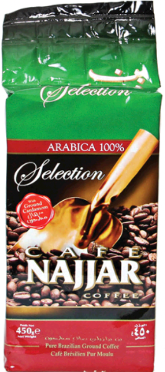 NAJJAR GROUND COFFEE W CARDAMON 450GR