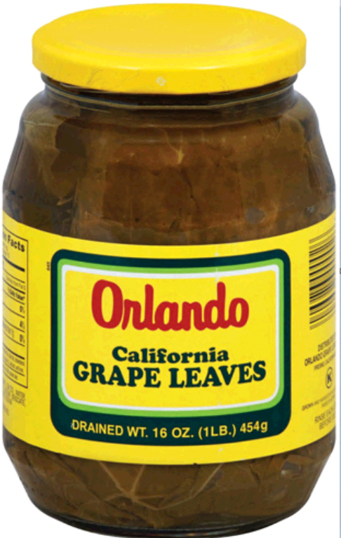 ORLANDO GRAPE LEAVES 16OZ GLASS