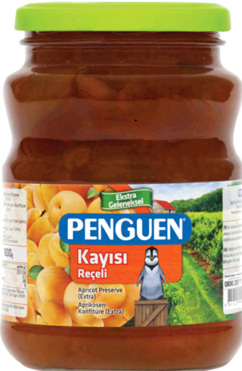 PENGUEN APRICOT PRESERVE 1500GR GLASS