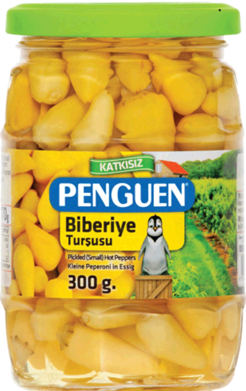 PENGUEN BIBERIYE PEPPERS PICKLES 300GR GLASS