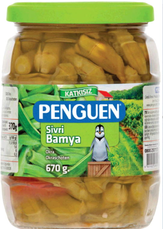 PENGUEN OKRA (SIVRI) 670GR GLASS