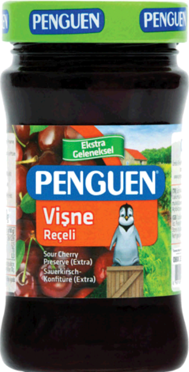 PENGUEN SOUR CHERRY PRESERVE 380GR GLASS