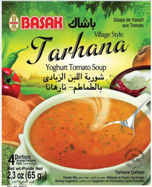 BASAK TARHANA SOUP HOT 65GR