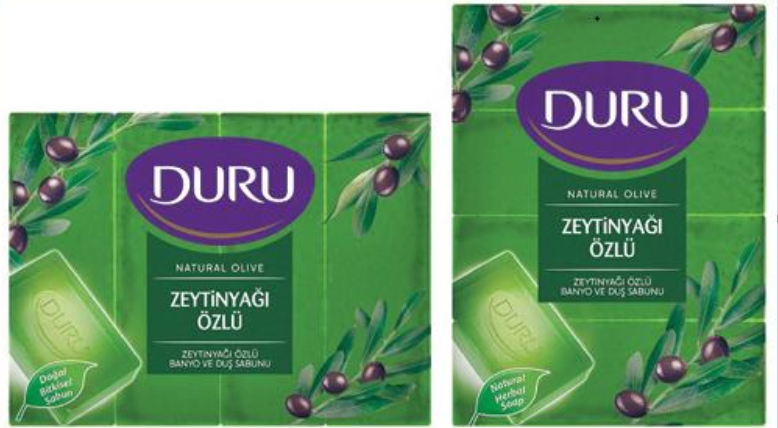DURU NATURAL OLIVE OIL SOAP 150GRX4