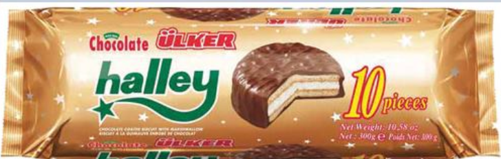 ULKER HALLEY BISCUIT 300GR