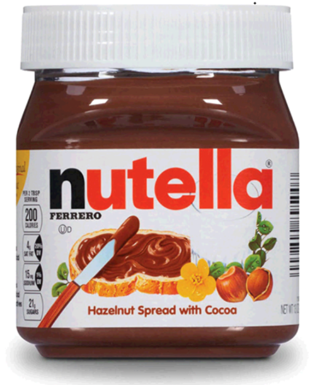 FERRERO NUTELLA CHOCOLATE SPREAD 13OZ