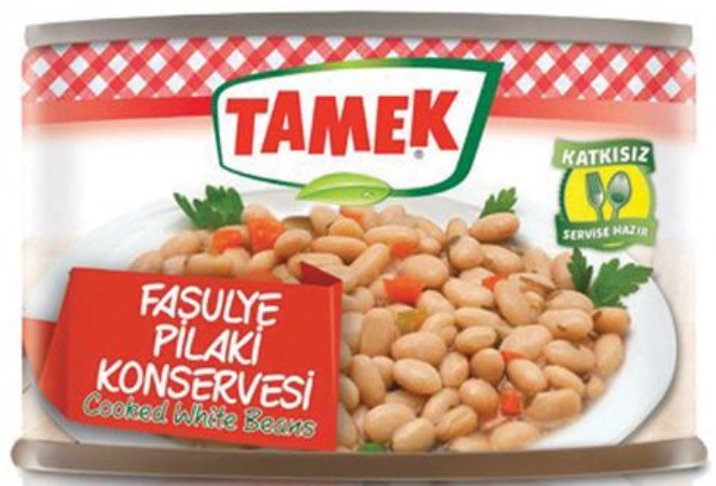 TAMEK COOKED WHITE BEANS 400GR CAN