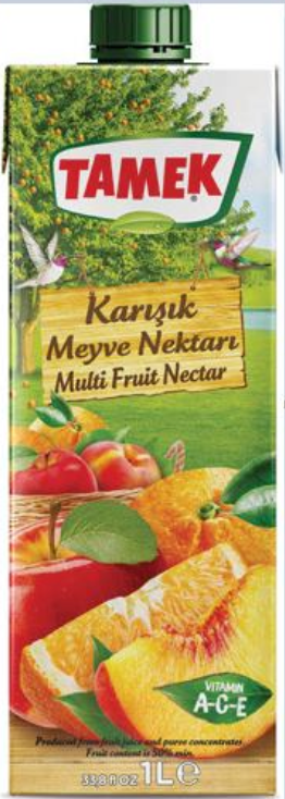 TAMEK MIX FRUIT JUICE 1LT TP