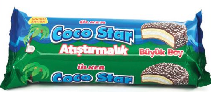 ULKER COCOSTAR RING 154GR 7PCS