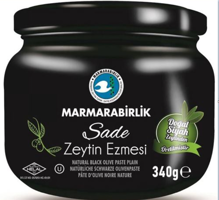 MARMARABIRLIK OLIVE PASTE 340GR GLASS
