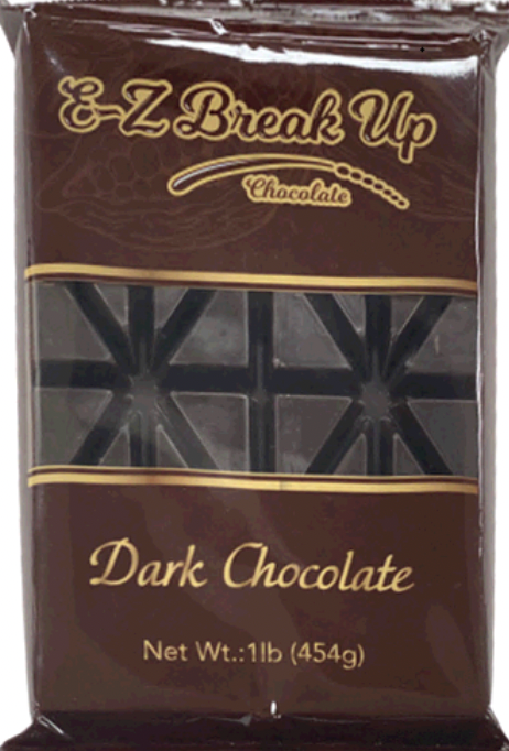 E-Z BREAK UP DARK CHOCOLATE 454GR