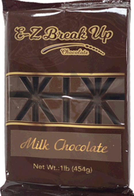 E-Z BREAK UP MILK CHOCOLATE 454GR