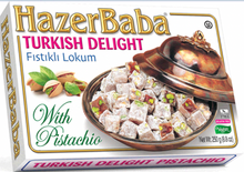 Load image into Gallery viewer, HAZERBABA TURKISH DELIGHT w/ PISTACHIO 250GR
